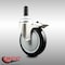 Service Caster 5 Inch 316SS Black Poly Swivel 7/8 Inch Expanding Stem Caster Lock Brake SCC SCC-SS316TTLEX20S514-PPUB-BLK-78 - alternate 2